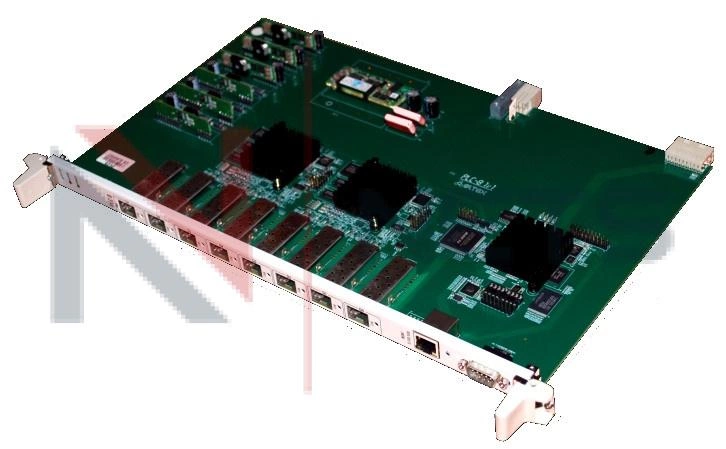 Модуль оптического доступа OLT-GPON, 8 портов SFP-xPON, RSSI
