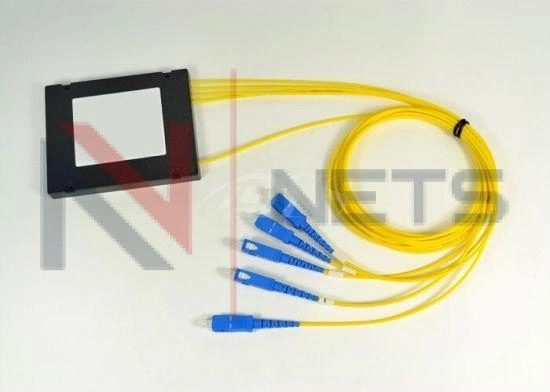 Сплиттер ABS Box PLC 1/4, длина 1-1.5m, буфер 3mm - SC/UPC